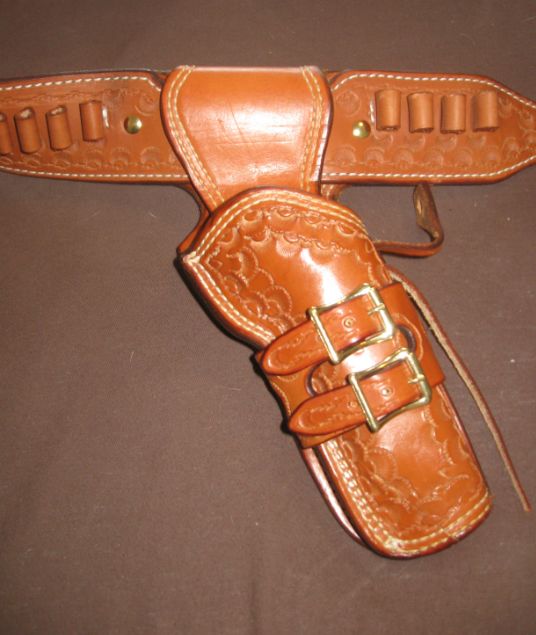 (image for) 1959 Andy Anderson Design Walk & Draw Western Gun Belt & Holster